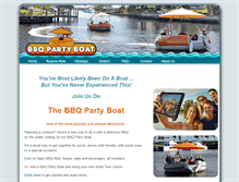 Tablet Screenshot of bbq-donut-boat.com